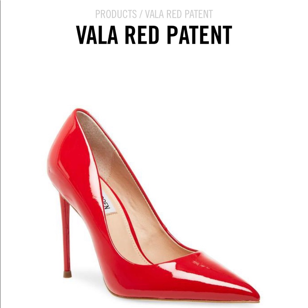 Steve Madden red Vala pump